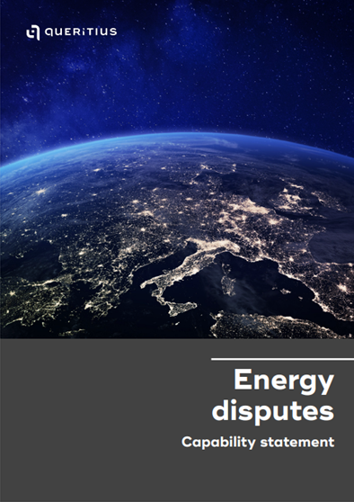 Energy Disputes Capability Statement